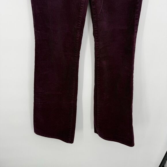 Gap Purple Corduroy Cotton Bootcut Pants Size 28R Y2k Style - Picture 3 of 9